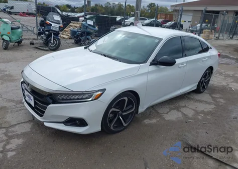 2022 Honda Accord Sport z USA, uszkodzony, nr VIN 1HGCV1F3XNA095465